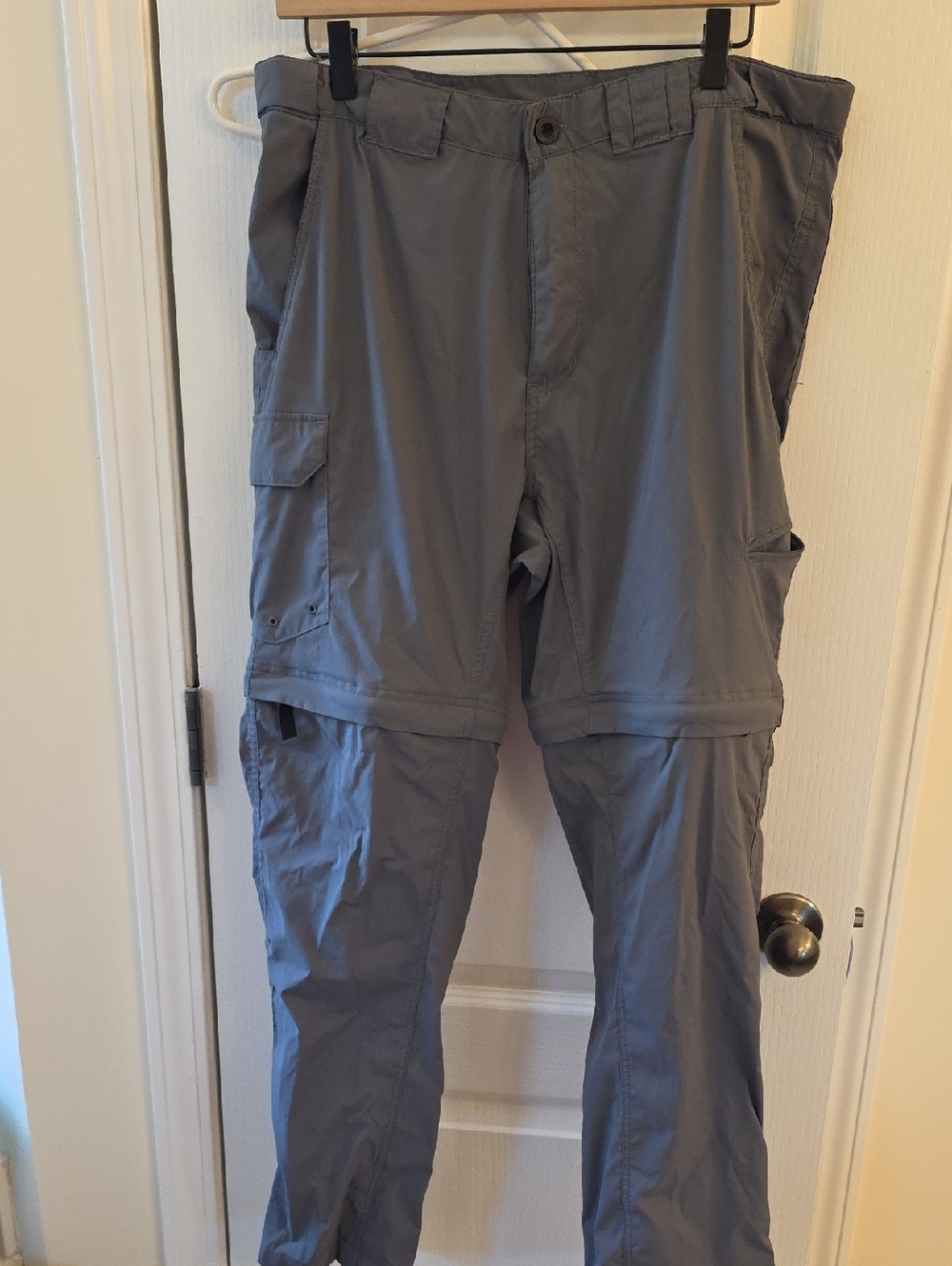 Magellan Outdoors Men's Zip-Off Cargo Pants - Gray